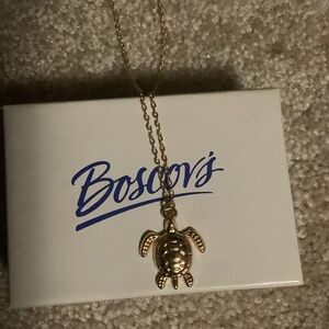 Charming Gold Turtle Necklace